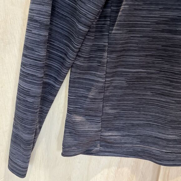 Adidas Climalite Mens pullover top shirt Black Gray 1/4 Zip Size Medium - Picture 4 of 7